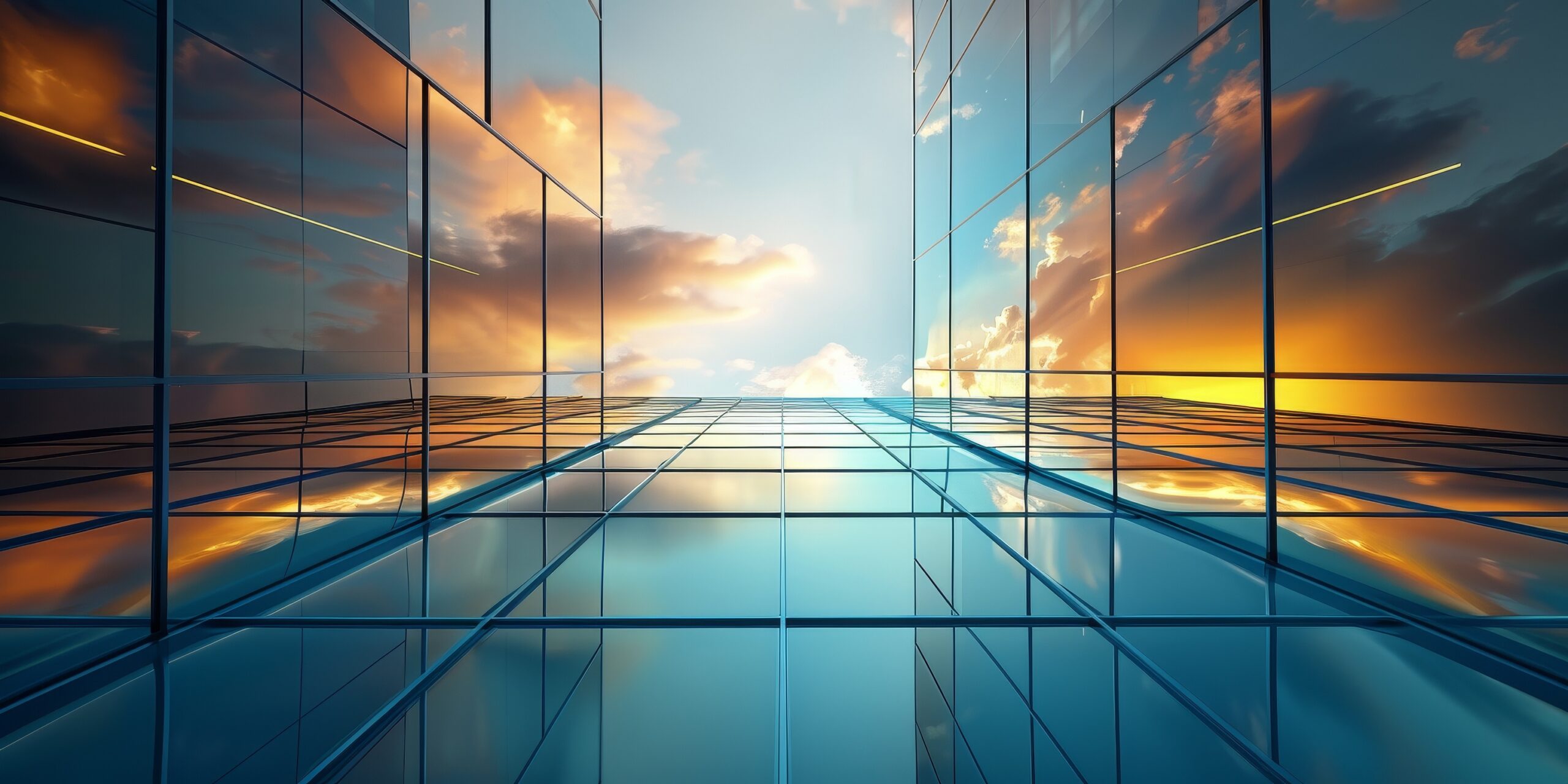 glass minmalistic architectural forms