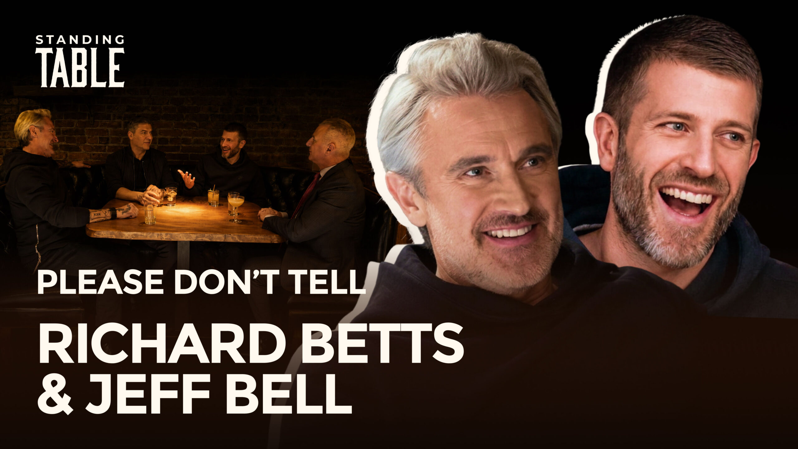 Standing Table promo image of Richard Betts and Jeff Bell with Dan Nathan and Guy Adami